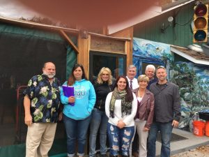 Regional Advocate Les Davies met with the Wisconsin Association of Campground Owners at the Rivers Bay Campground in Lyndon Station, Wisconsin.