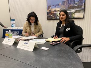 Advocacy staff listen to small business concerns regarding the definition of WOTUS at the forum in Kansas City, MO.