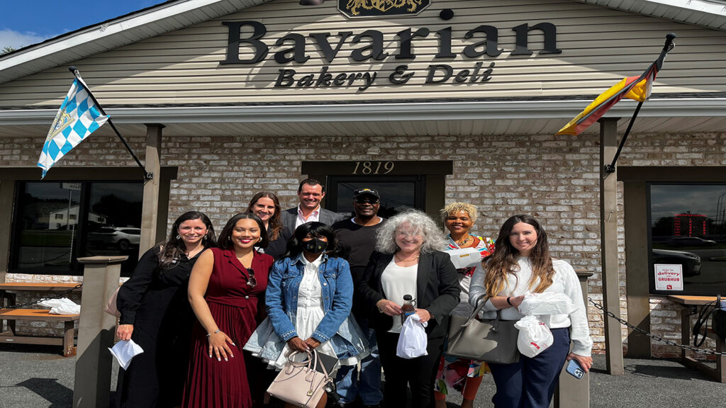 Bavarian Bakery & Deli site visit with Advocacy staff